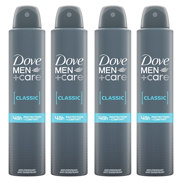 Dove Men+ Care Classic Antiperspirant Aerosol Bundle