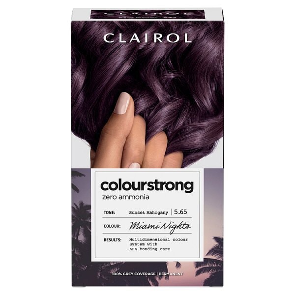 Clairol Colour Strong Permanent Hair Dye 5.65 Sunset Mahogny