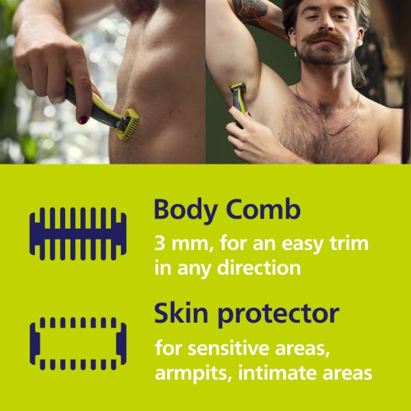 Philips Oneblade 360 Qp624/50 - 2  Pack & 1 Body Kit