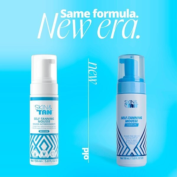 SKIN TAN TANNING MOUSE MEDIUM 150ML