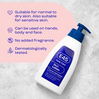 E45 Rich 24hr Lotion Deeply Moisturising with Pump 400ml