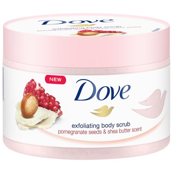 Dove Body Scrub Pomegranate Seeds & Shea Butter 225ml