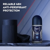 NIVEA MEN Anti-Perspirant Deodorant Roll-On, Cool Kick, 50ml