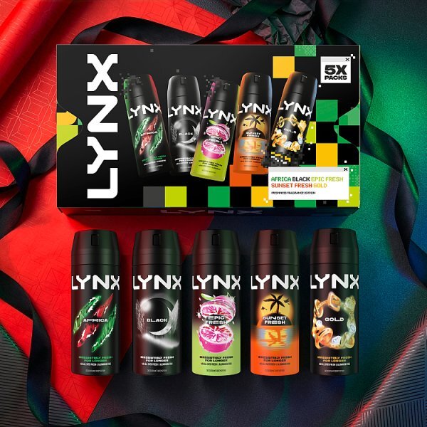 Lynx 5 Body Spray Christmas Gift Set