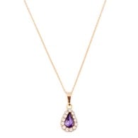 Superdrug Studio February Fashion Birthstone Necklace