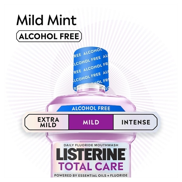 Listerine Total Care Mild Taste Alcohol Free Mouthwash 500ml