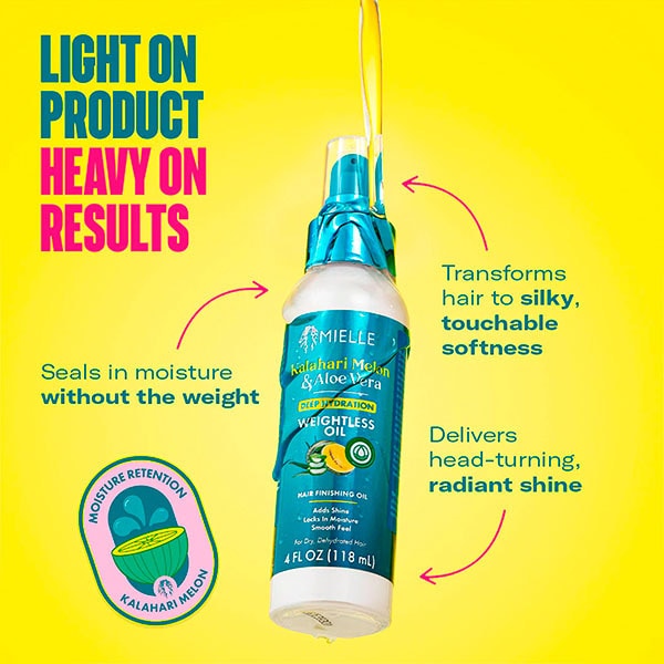 Mielle Kalahari Melon & Aloe Vera Deep Hydration Oil 118Ml