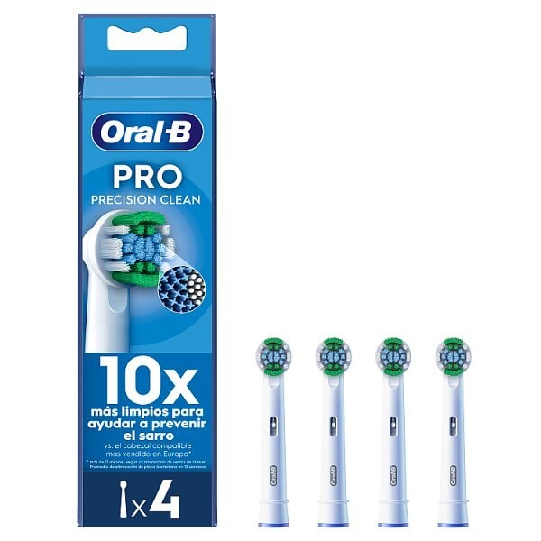 Oral-B Pro Precision Clean Toothbrush Heads, 4 Counts