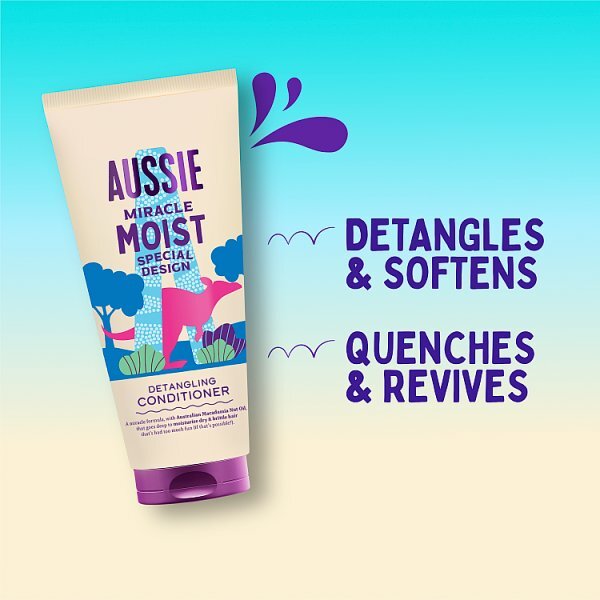 Aussie Miracle Moist Detangling Conditioner 200Ml