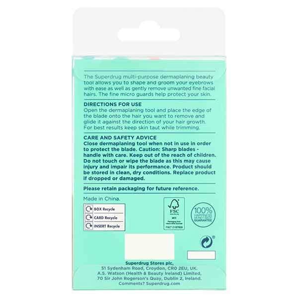 Superdrug Eyebrow Styler & Facial Trimmer x 3