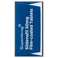 Superdrug Sildenafil 50mg Film-coated Tablet 8's