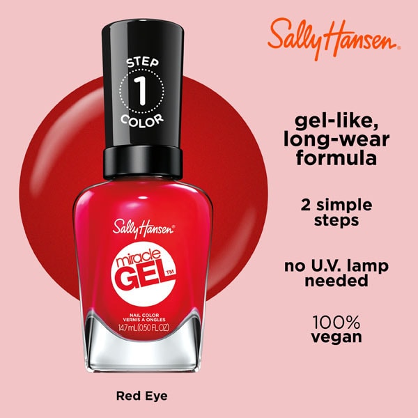Sally Hansen Miracle Gel Nail Polish - Red Eye