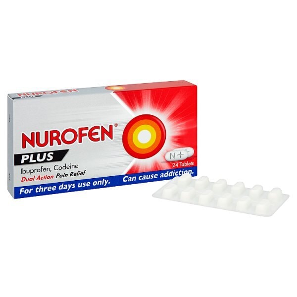 Nurofen Plus Ibuprofen Codeine Tablets 24s