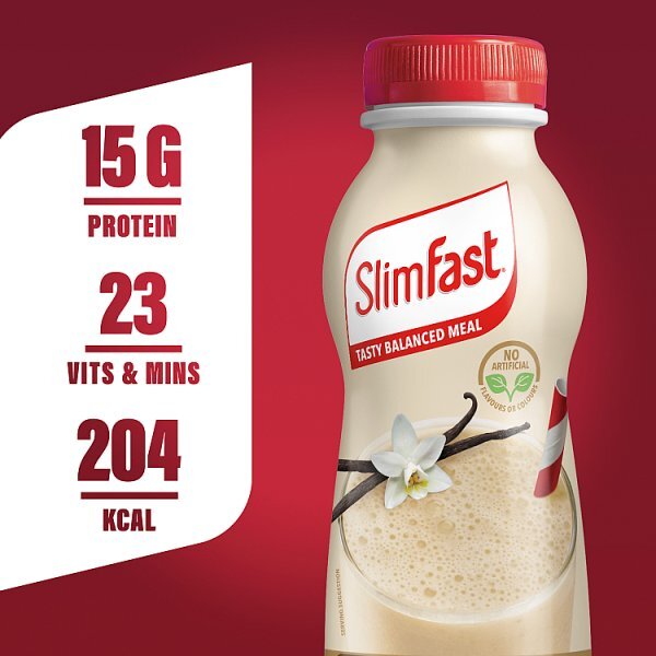 DNR SlimFast Protein Simply Vanilla Flavour Shake 325ml