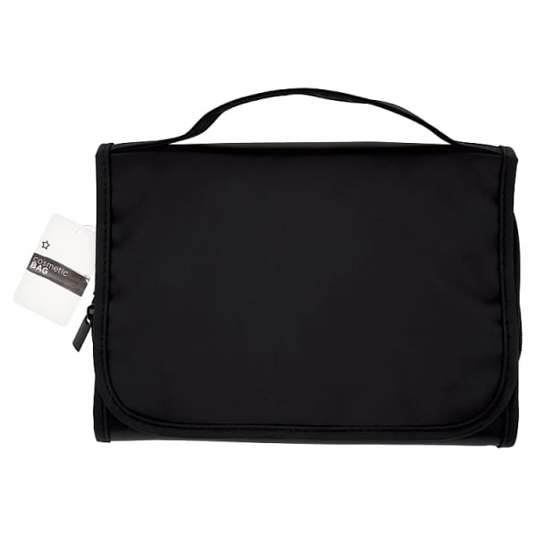 Superdrug Black Rollout Cosmetic Bag