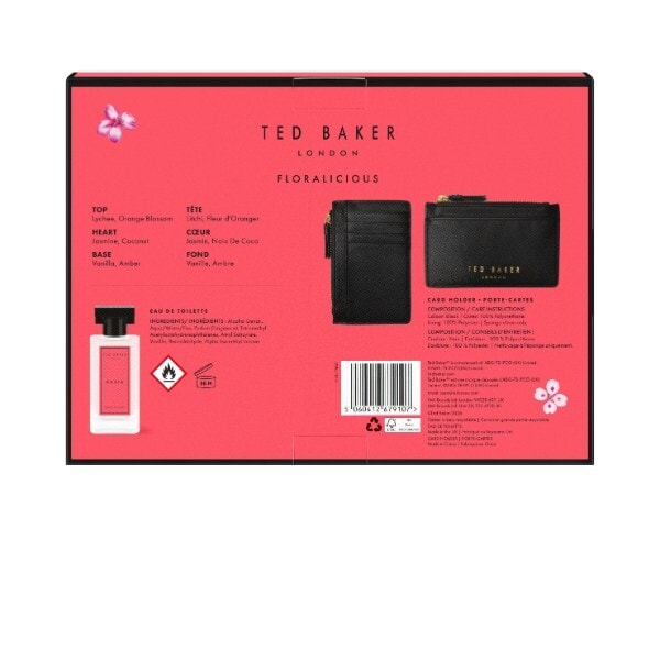 Ted Baker Floralicious Kasia 50Ml Edt & Purse Gift