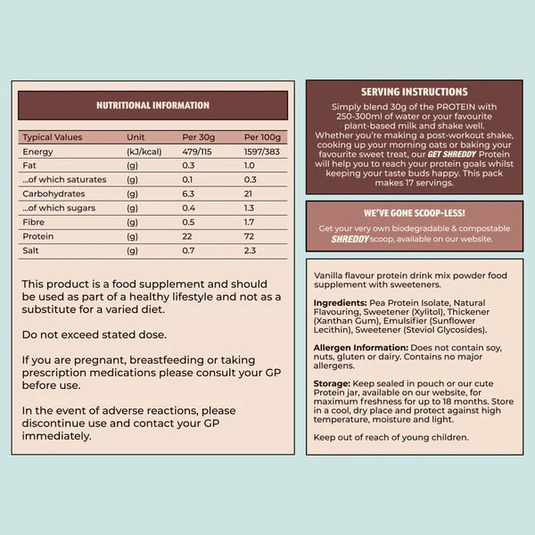 Shreddy French Vanilla Protein