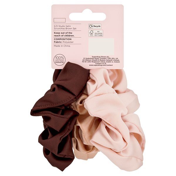 Studio London Satin Scrunchies
