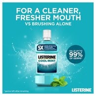 Listerine Antibacterial Mouthwash Coolmint 1 Litre