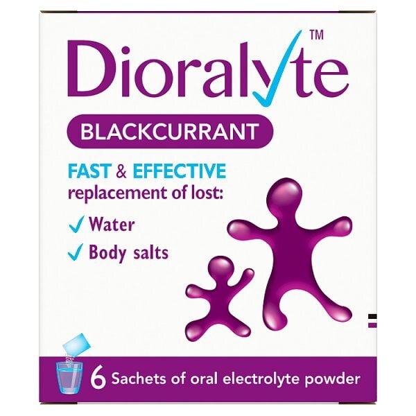 Dioralyte Diarrhoea Relief Rehydration Sachet Blackcurrant 6