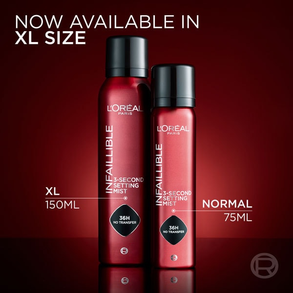 L'Oréal Paris Infallible 3-Second Makeup Setting Spray Mist XL 150ml