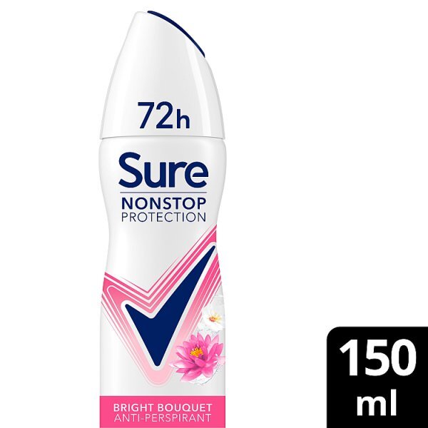 Sure Nonstop Protection Bright Bouquet Anti-Perspirant Aerosol 150 ml