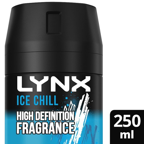 Lynx Deodorant Bodyspray Aerosol Ice Chill 250ml