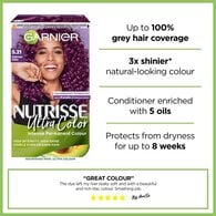 Garnier Nutrisse Permanent Hair Dye 5.21 Intense Lilac