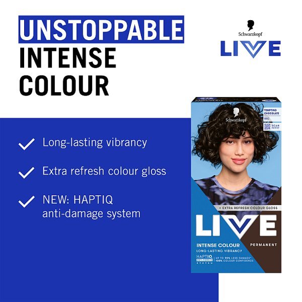 Schwarzkopf LIVE 880 Tempting Chocolate Permanent Hair Dye