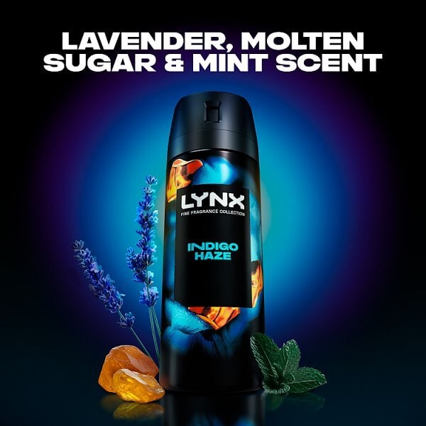Lynx Fine Fragrance Collection Indigo Haze Body Spray 150Ml
