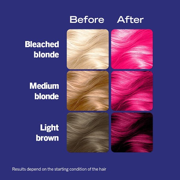 LIVE UltraBrights Semi-permanent Pink Hair Dye Shocking Pink