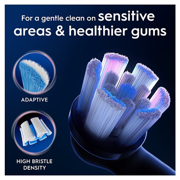 Oral-B iO Gentle Care Black Toothbrush Heads 4 Pack