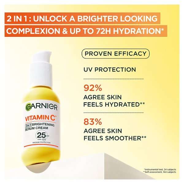 Garnier Vitamin C Brightening Serum Cream 50Ml