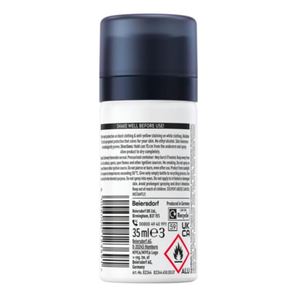 NIVEA Men Black & White Travel Anti-perspirant 35ml