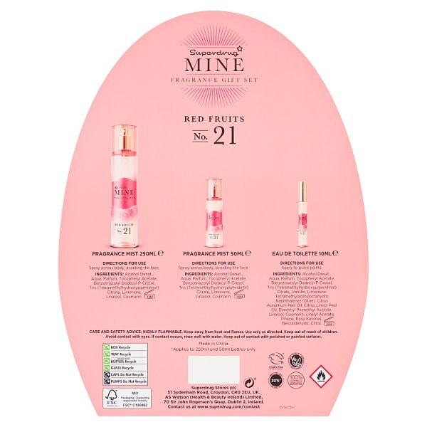 Mine Mists Red Fruits Fragrance Gift Set