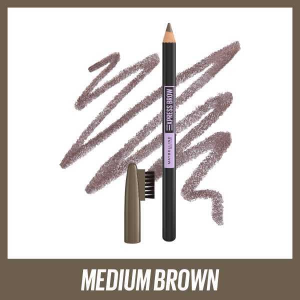 Maybelline Express Brow Shaping Pencil 04 Medium Brown