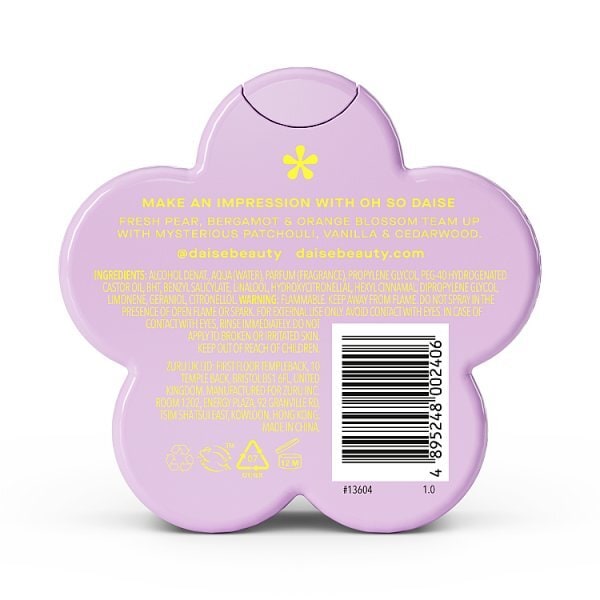 Daise Fragrance Body Mist Pear & Patchouli 100ml