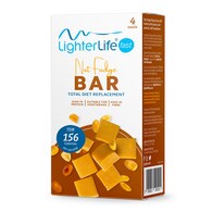 LighterLife Fast Nut Fudge Bar x4