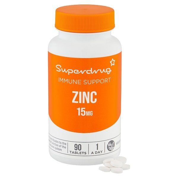 Superdrug Zinc 15mg 90s