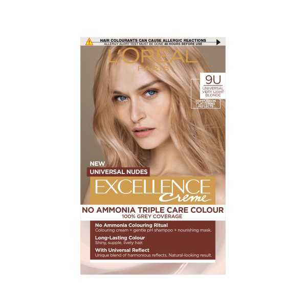 Excellence Crème Universal Nudes 9U Blonde Hair Dye