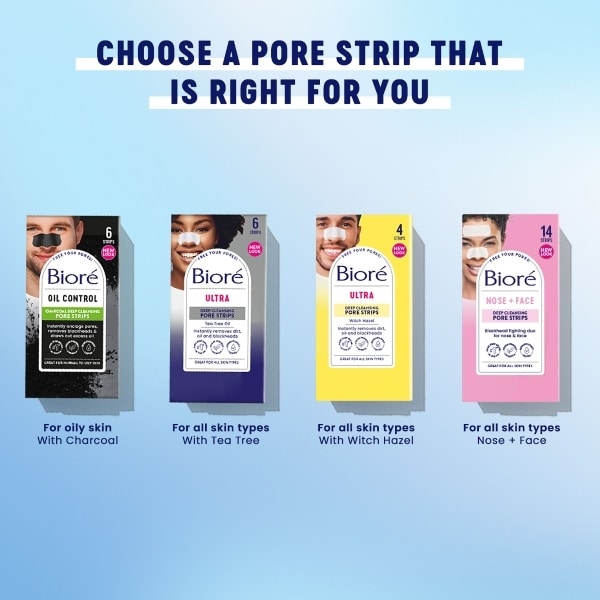 Bioré Charcoal Pore Strips 6pct