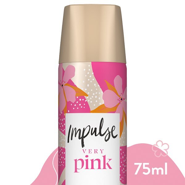 Impulse Body Spray Deodorant Very Pink 75ml