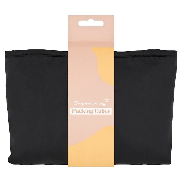 Superdrug Packing Cubes Black