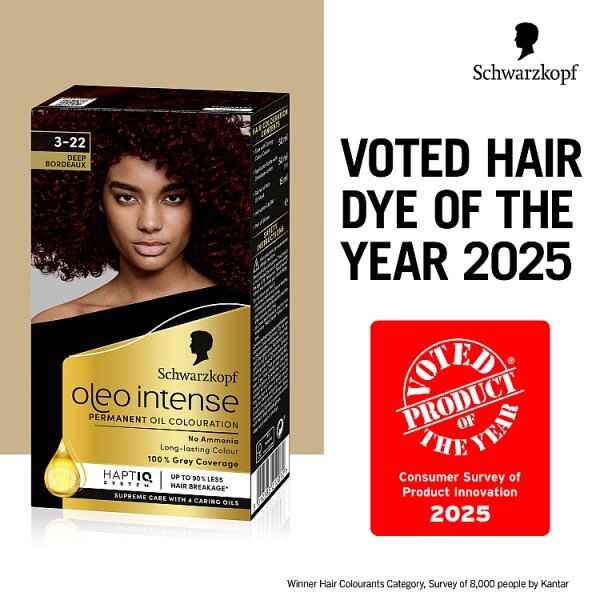 Schwarzkopf Oleo Intense Deep Bordeaux Permanent Hair Dye