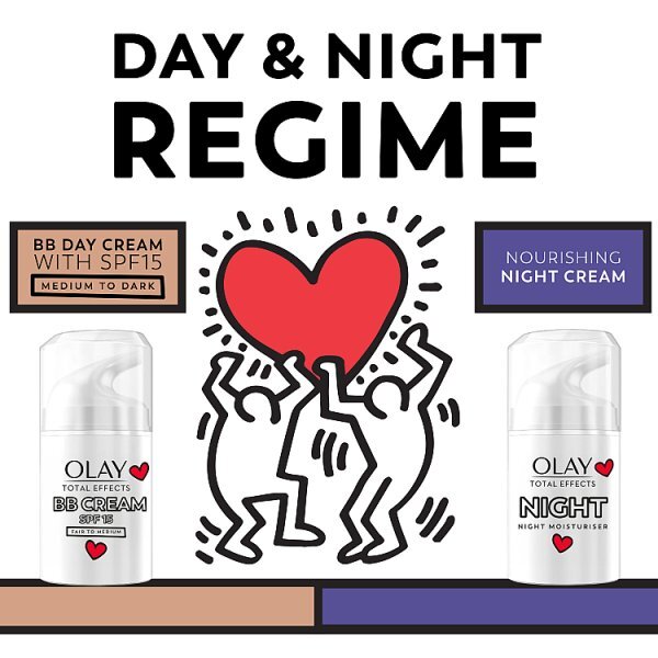Keith Haring - Olay Total Effects BB Cream Medium SPF15 50ml