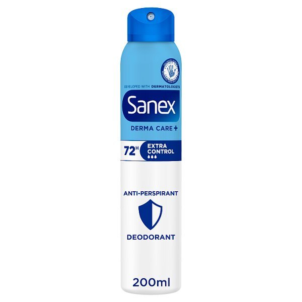 Sanex Derma Care+ Extra Control 72Hr Antiperspirant 200Ml