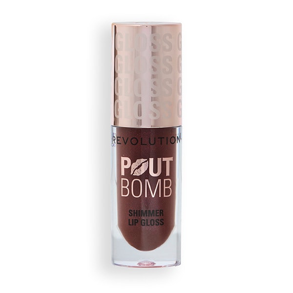 Revolution Pout Bomb Shimmer Gloss Chocolate Sparkle