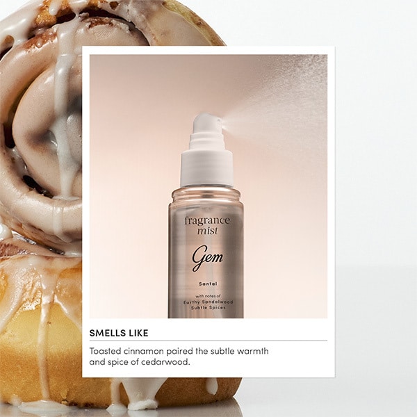 Gem Fragrance Mist For Body & Hair: Santal 90ml