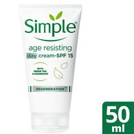 Simple Regeneration Age Resisting Day Cream SPF 15 50Ml