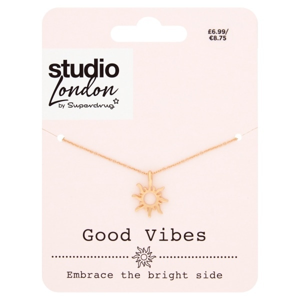 Superdrug Studio Meaningful Good Vibes Necklace